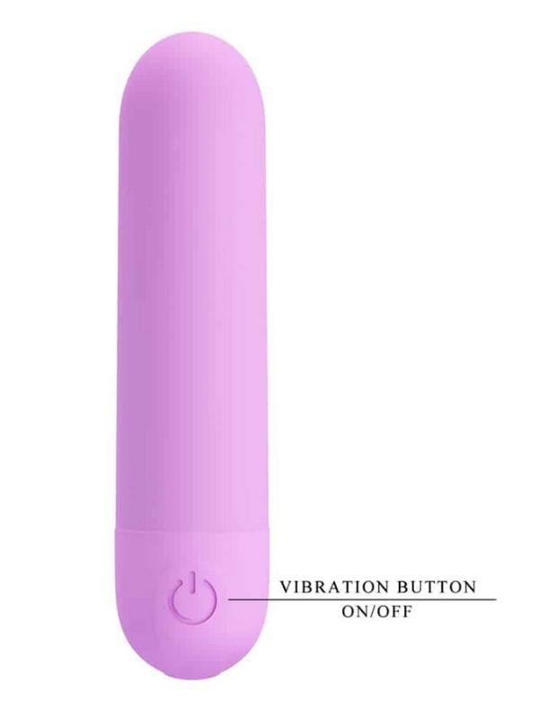 Censan Stefan Mini Massager Bullet Vibratör Mor