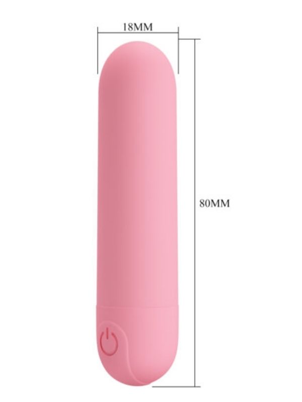 Censan Stefan Mini Massager Bullet Vibratör Pembe