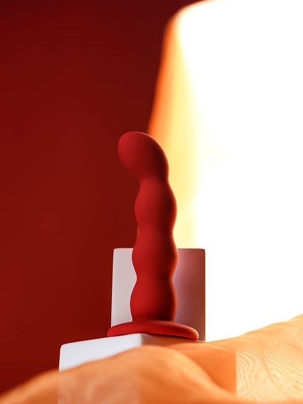 Censan ToDo Favorite Anal Plug Silikon Kırmızı 13 cm  2,8 cm