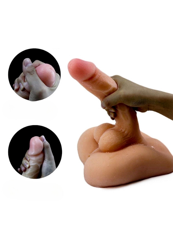 Censan Ultra Gerçekçi Büyük Penisli Anal ve Dildo Özellikli Yarım Vücut Mastürbatör