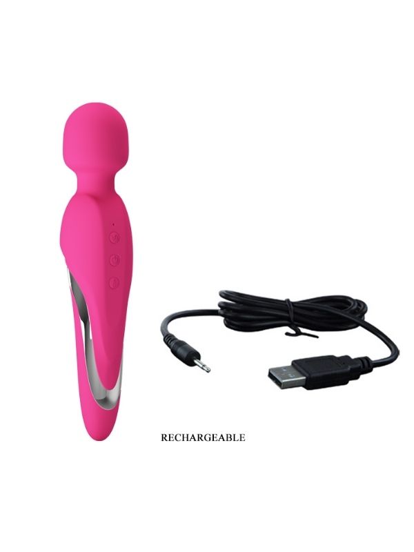 Censan USB Şarjlı 7 Fonksiyonlu Isıtmalı Teknolojik Vibratör