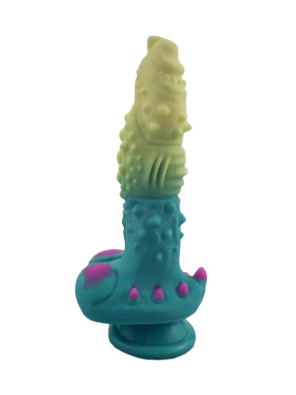 Censan Yeşil Mavi Canavar Dildo Model 2