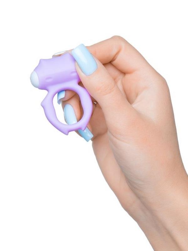 Censan Zort Titreşimli Penis Halkası silikon mor  2 cm