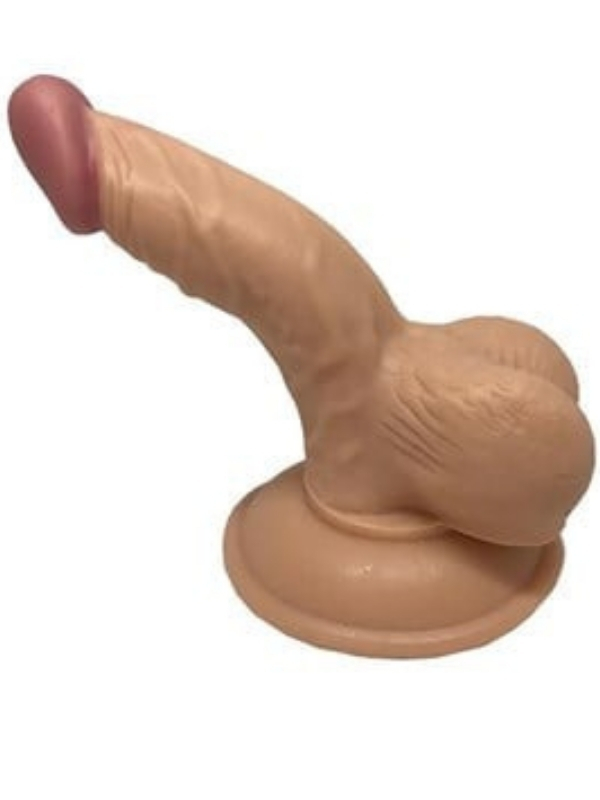 Gerçekçi Testisli Dildo 13 cm