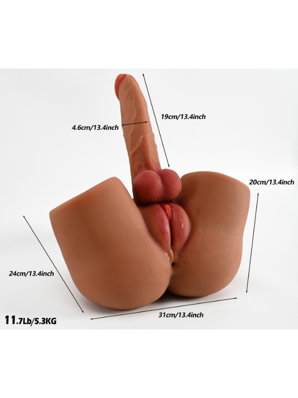 L-Join Gerçekçi 5.3 Kg Trans Kalça Vajina Mastürbatör Dildo