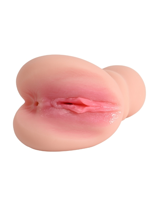 L-Join Gerçekçi Vajina Mastürbatör 18 cm – Çift Girişli, Yumuşak ve Esnek TPE Malzeme 500gr