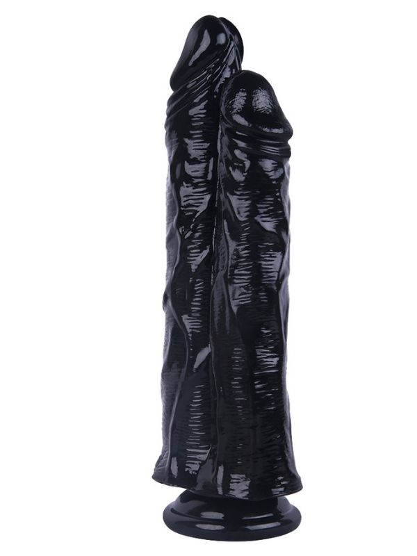 Noctis 26,5cm Siyah Çiftli Dildo No:111
