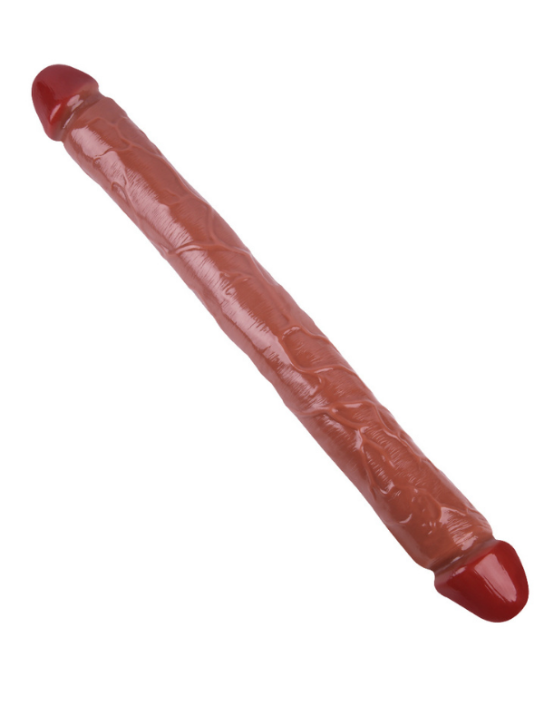 Noctis 46cm Kahverengi Çift Taraflı Dildo No:88