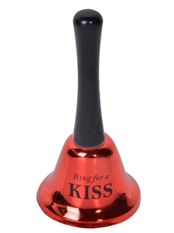 Ring for a Kiss Kırmızı Çan Anahtarlık