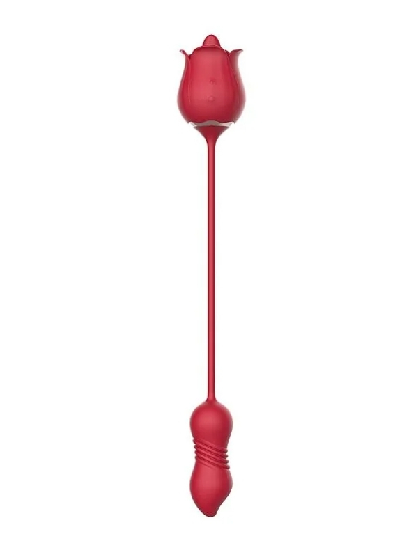 S-Hande Rose Pro 7 İleri Geri Hareket ve Dil vibratör