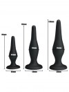 Siyah Silikon Anal Tıkaç Set