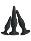 Siyah Silikon Anal Tıkaç Set