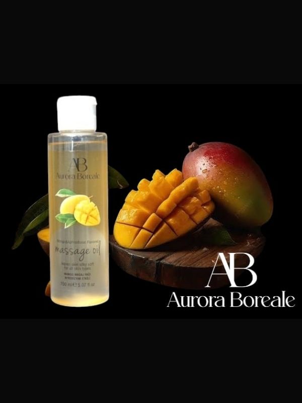 Aurora Boreale Mango Aromalı Afrodizyaklı Masaj Yağı 150 ML