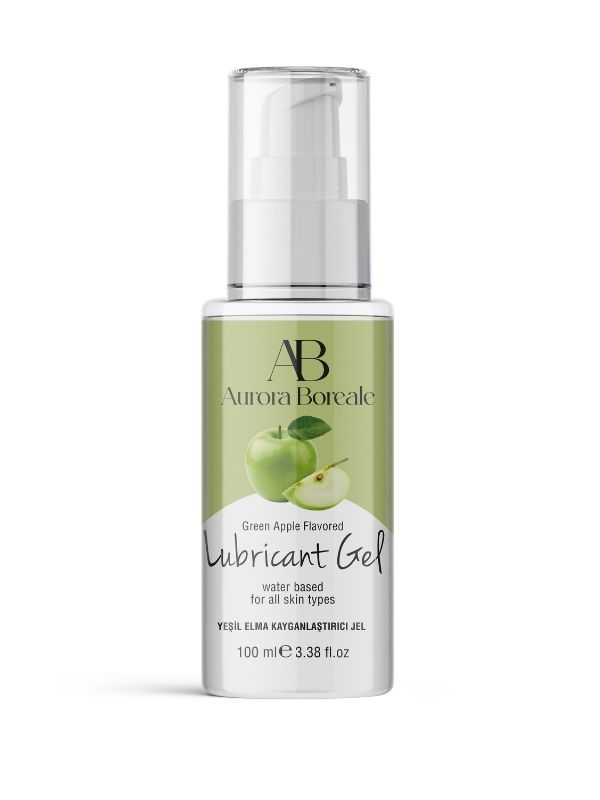Aurora Boreale Yeşil Elma Aromalı Kayganlaştırıcı Jel 100 ML