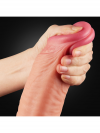 Censan 12 İnç Dual Layered Platinum Silicone Cock Dildo