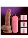 Censan 13.4 Cm Kablolu Kumandalı Dildo Vibratör