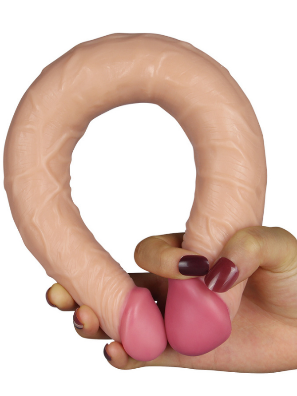 Censan 14 İnç King Size Realistic Ladykiller Tapered Double Penetration