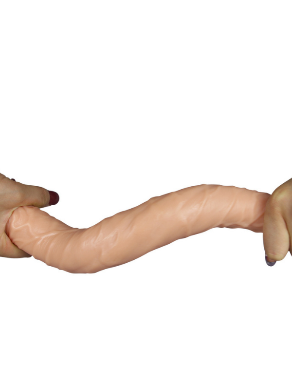 Censan 14 İnç King Size Realistic Ladykiller Tapered Double Penetration