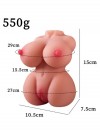 Censan 550 Gr Göğüslü Gerçekçi Vajina Mastürbatör