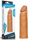 Censan Add 1" Pleasure X Tender Penis Sleeve Brown