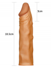 Censan Add 2" Pleasure X Tender Penis Sleeve Brown