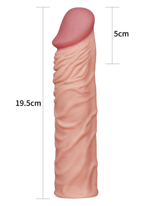 Censan Add 2" Pleasure X Tender Penis Sleeve Flesh