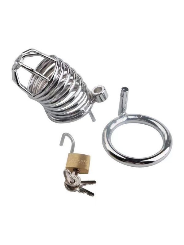 Censan BDSM Paslanmaz Çelik Penis Kafesi ModelNo3