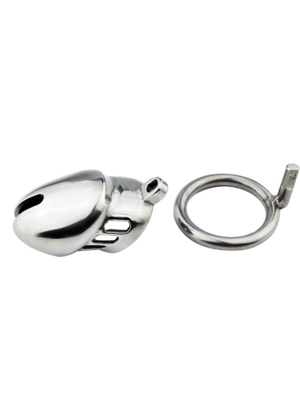 Censan BDSM Paslanmaz Çelik Penis Kafesi ModelNo5