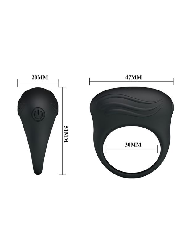 Censan Bertram Titreşimli Silikon Penis Halkası