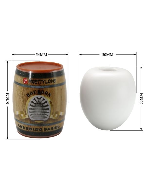 Censan Bourbon Fıçı Şeklinde Yumurta Mastürbatör