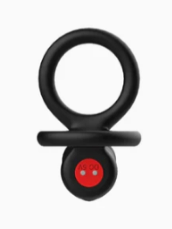 Censan Çift Penis Halkalı Titreşimli Prostat Masaj Aleti ve Dildo Vibratör - Geciktirici Etkili & Testis Uyarıcı Esnek Silikon Anal Plug