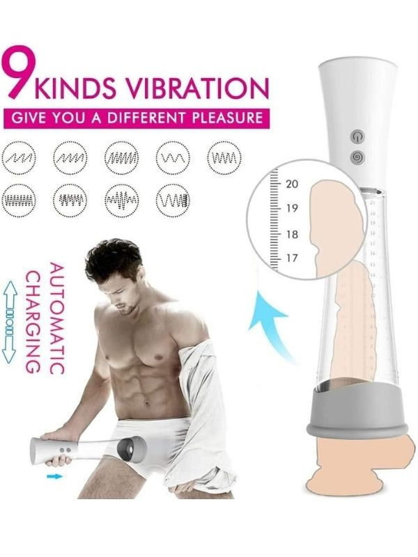 Censan Cyber Penis Pompası ve Elektrikli Vajina Mastürbatörü