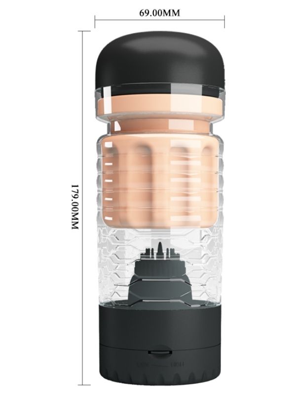 Censan Emily Siyah Vajina & Dil Mastürbatör