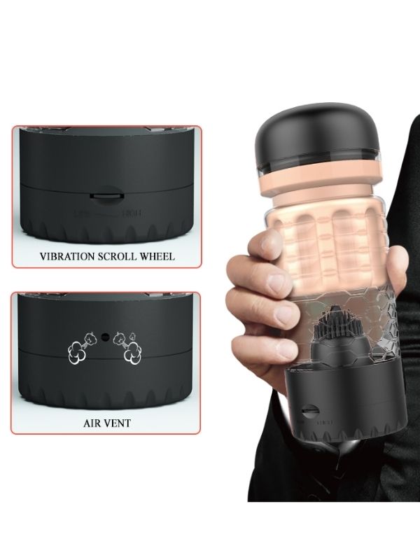 Censan Emily Siyah Vajina & Dil Mastürbatör