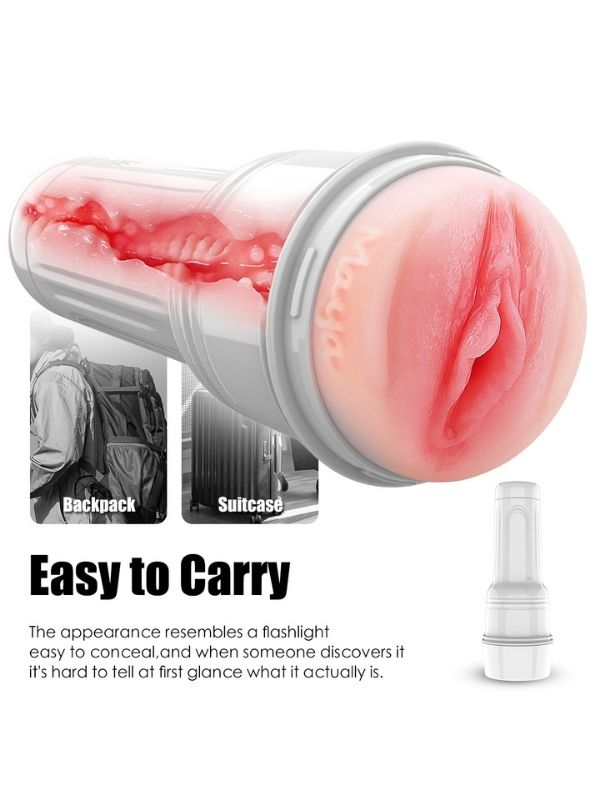 Censan FoxShow MEIPER M310 Erkek Mastürbatör Kupası – TPE + ABS | Tıbbi Silikon | Su Geçirmez | 600g