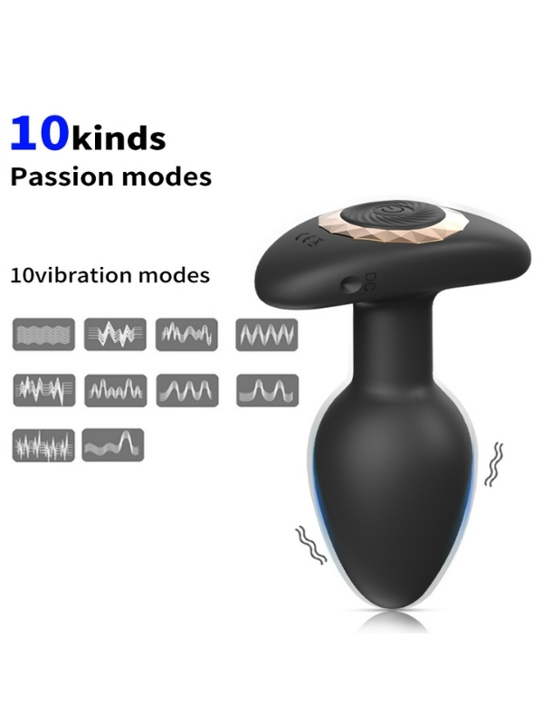 Censan Kablosuz Uzaktan Kumandalı Titreşimli Anal Plug