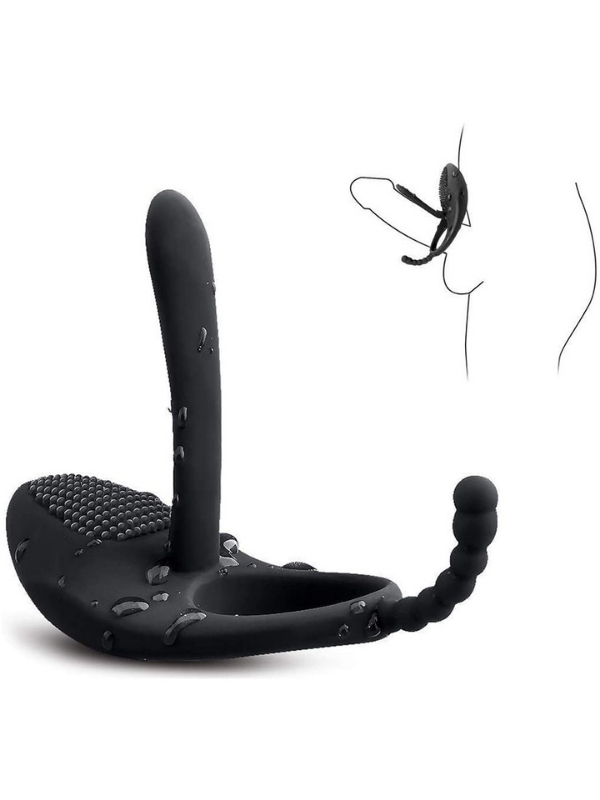 Censan Love Glow Love Desire 3’ü 1 Arada Klitoris, Anal ve Vajinal Uyarıcı – Titreşimli Testis ve Penis Halkası