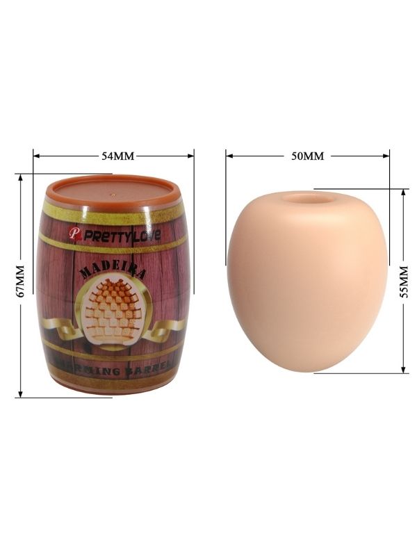 Censan Madeira Fıçı Şeklinde Yumurta Mastürbatör