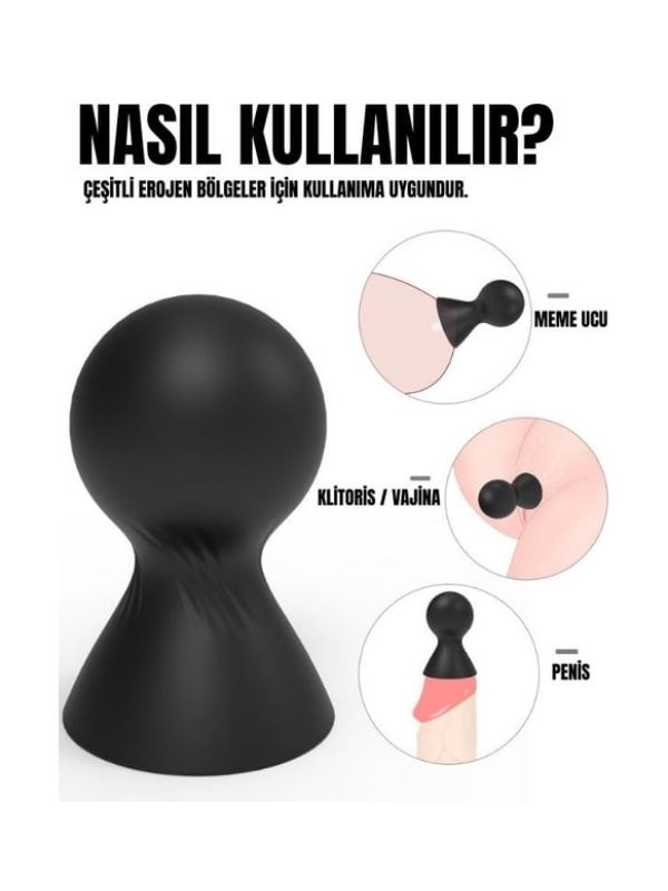 Censan Meme Ucu Vakum Cup – Güçlü Emiş Özellikli Göğüs Uyarıcı