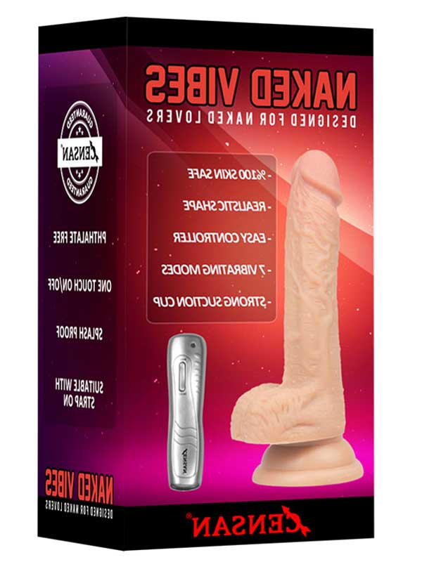Censan Naked Vibes 21cm Gerçekçi Dildo Vibratör