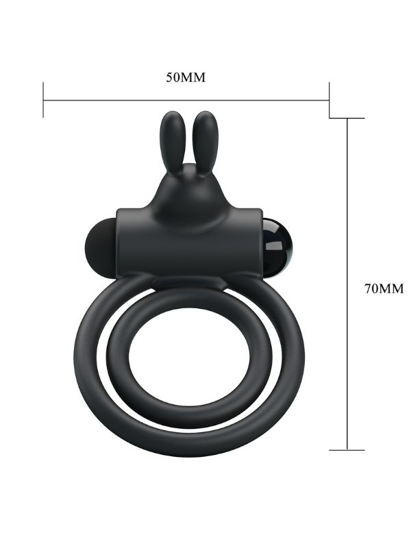 Censan Osmond Titreşimli Silikon Penis Halkası