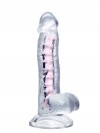 CENSAN  Paret Kıkırdaklı Jel Dildo 18 cm