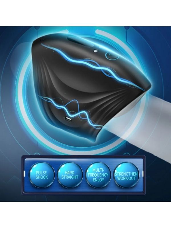 Censan Penis Massager Super Shock Glans Exerciser Titreşimli Mastürbatör