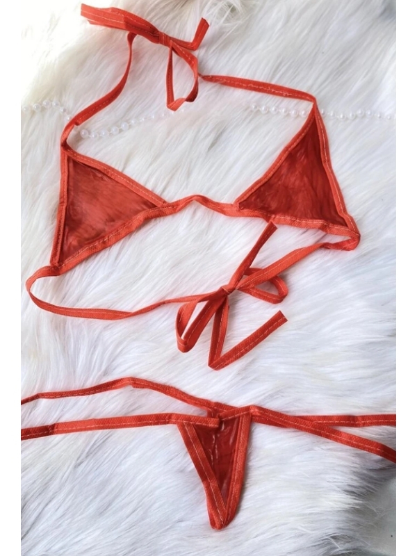 Censan Royal Yenilebilir Tanga Sütyen Böğürtlen Aromalı