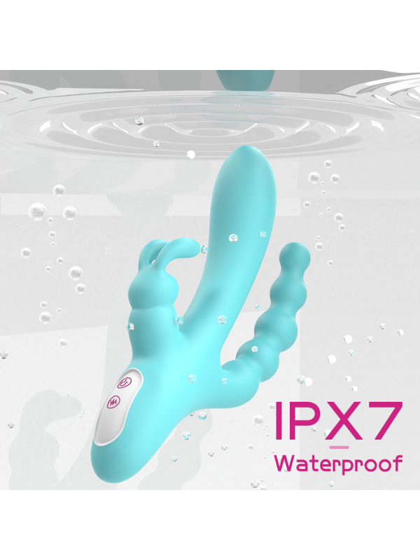 Censan S-Hande 3'ü 1 Arada Tavşan Vibratör – Mavi