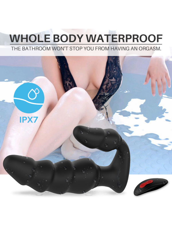 Censan S-Hande Dragon-Rct Kumandalı 9 Fonksiyonlu Titreşimli Şarjlı Double Vibratör