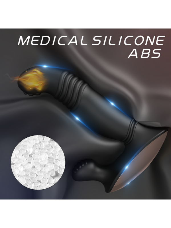 Censan S-Hande Eye of Horus Rct Şarjlı Kumandalı Perine ve Uyarıcı İleri Geri Hareketli 2 in 1 Vibratör