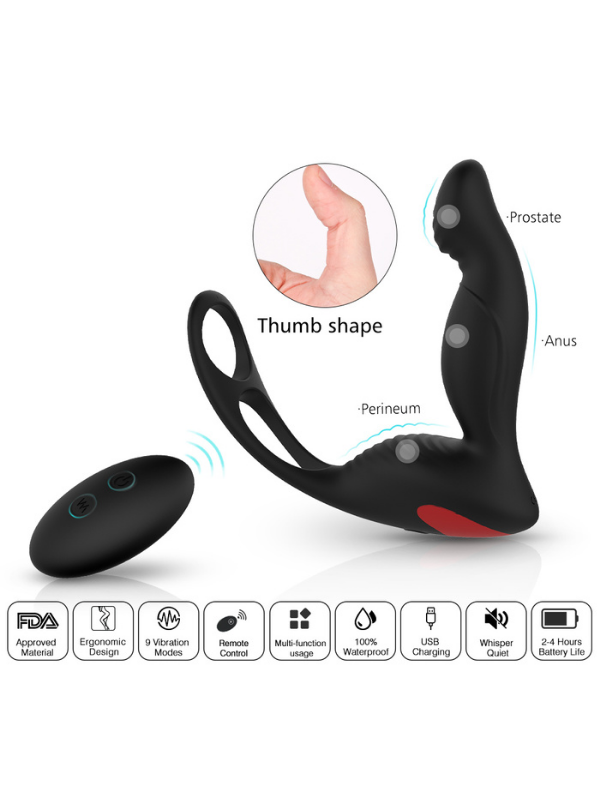 Censan S-Hande Lenker Prostat Kumandalı Vibratör