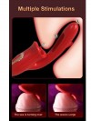 Censan Şarjlı 2 in 1 Klitoris ve G Noktası Vibratörü – Dil ve Dudak Hareketli, Güçlü Titreşimli