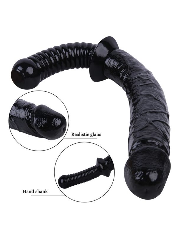 Censan Siyah Renk 38 cm Jop Dildo Model No:1070